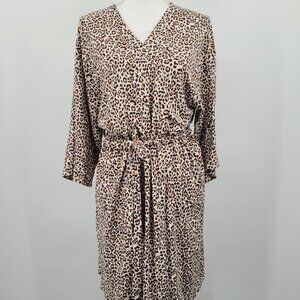 Flora Nikrooz Cora Leopard Print Robe